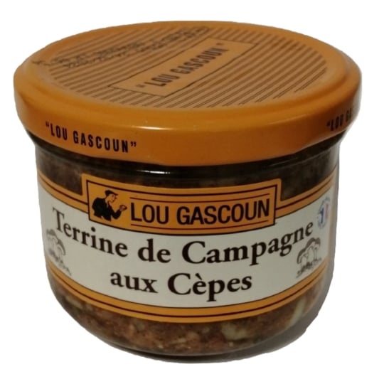 Terrine de campagne aux cèpes LOU GASCOUN