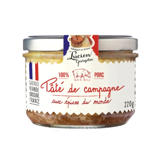 Pâté de campagne aux épices du monde LUCIEN GEORGELIN