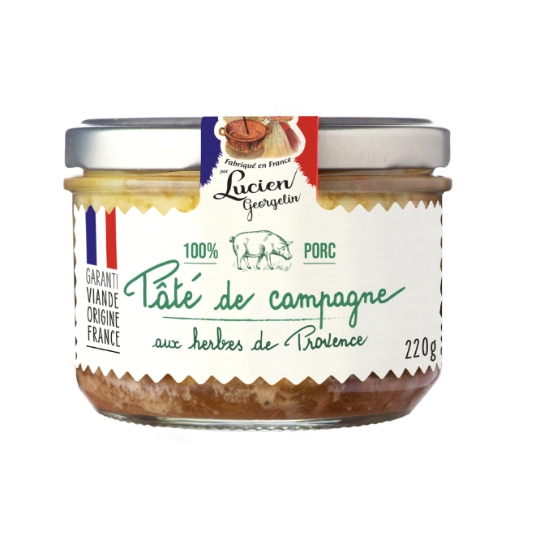 Pâté de campagne aux herbes de provence LUCIEN GEORGELIN