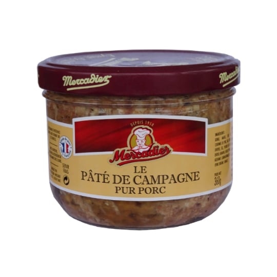 Pâté de campagne pur porc MERCADIER