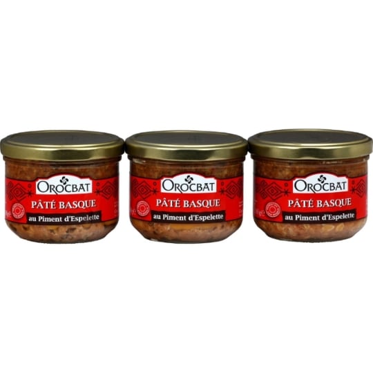 Pâté basque au piment d'Espelette OROCBAT