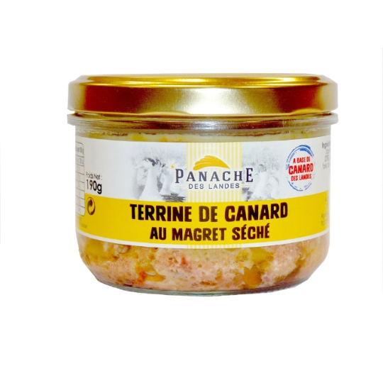 Terrine de canard au magret séché  PANACHE DES LANDES