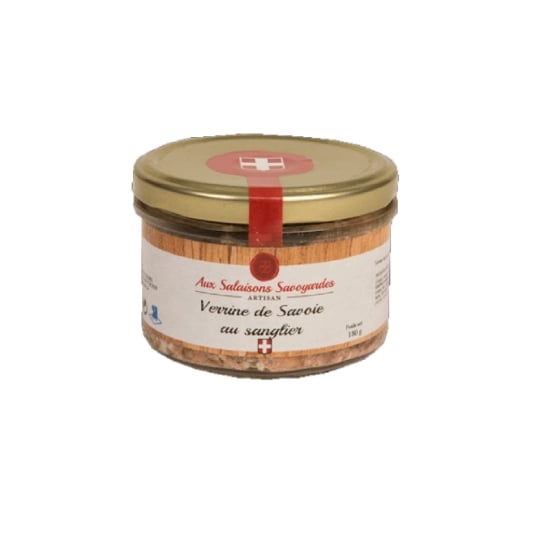 Verrine de Savoie au sanglier SALAISONS SAVOYARDES