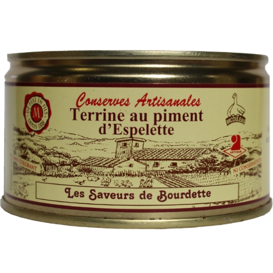 Terrine au Piment d'Espelette SAVEURS DE BOURDETTE