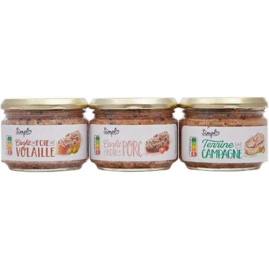 Pâtés assortiment SIMPL