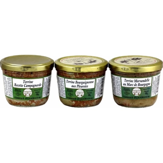 Terrines assortiment terrines Morvan