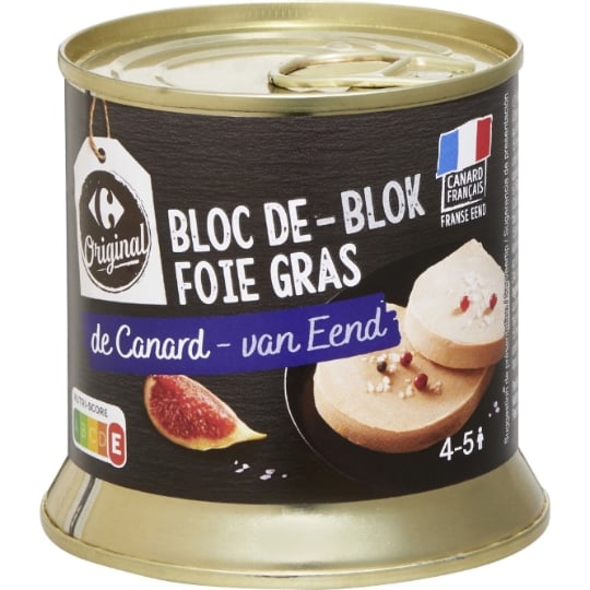 Bloc de Foie Gras de Canard CARREFOUR ORIGINAL