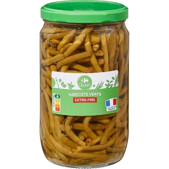 Haricots Verts Extra Fins CARREFOUR CLASSIC'
