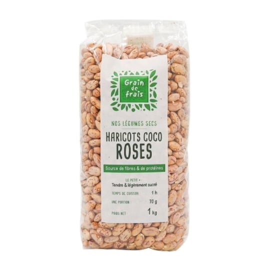 Haricots Coco Roses - Grain De Frais GRAIN DE FRAIS