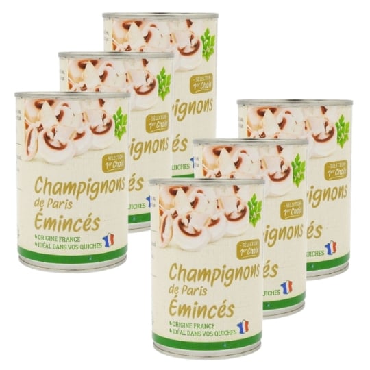 Champignon Paris Émincé - France - Agidra AGIDRA
