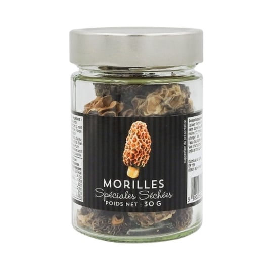 Morilles Spéciales Séchées Sauvages Bocal 30g AGIDRA