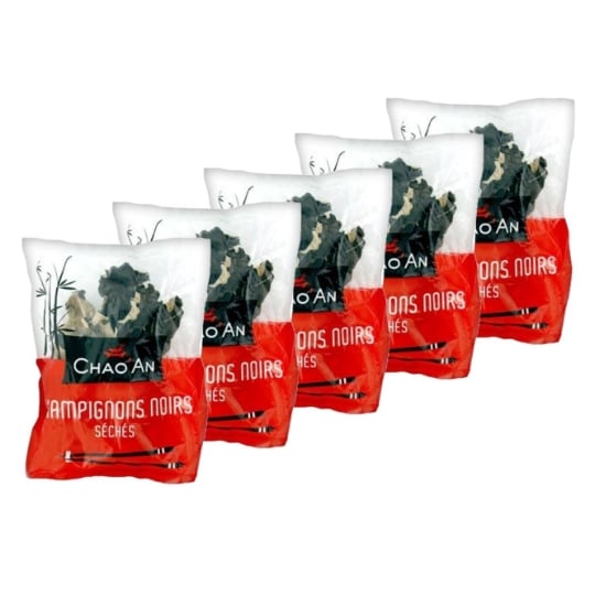 Champignons Noirs Séchés Entiers - Chao'an - Paquet 80g CHAO'AN