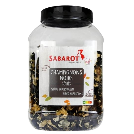 Champignons Noirs Séchés Pot 500g - Sabarot SABAROT