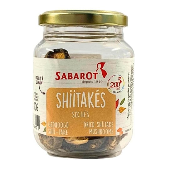 Shiitakes Séchés Pot 30g - Sabarot SABAROT