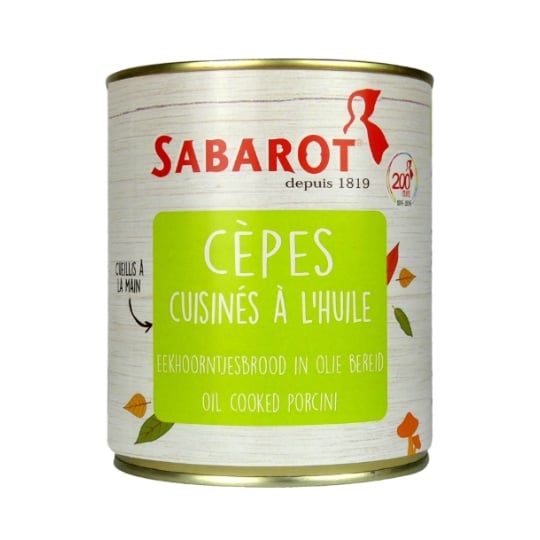 Cèpes À  L'huile Conserve 455g - Sabarot SABAROT