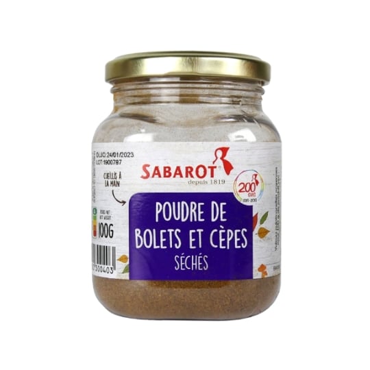 Poudre De Bolets Et Cèpes Pot 100g - Sabarot SABAROT