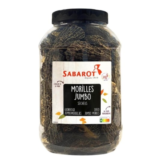 Morilles Jumbo Séchées Pot 380g - Sabarot SABAROT