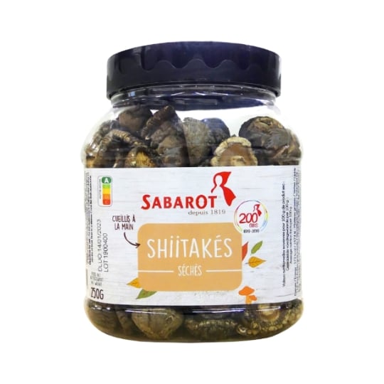 Shiitakés Séchés Pot 250g - Sabarot SABAROT