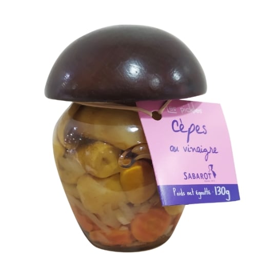 Cèpes Marinés À la Paysanne Pot 130g - Sabarot SABAROT