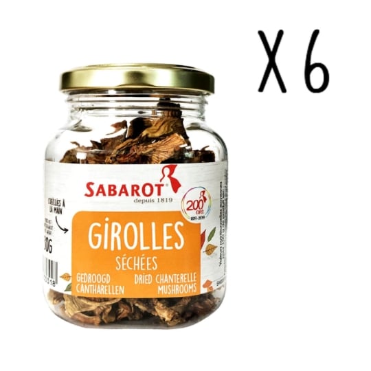 Sabarot - Lot X6 Girolles Séchées - Pot 30g SABAROT