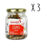 Sabarot - Lot X3 Cèpes Séchés - Pot 40g SABAROT