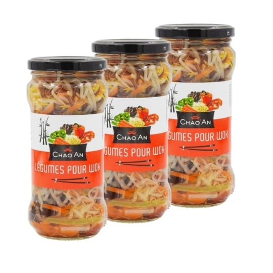 Légumes Pour Wok - Chao'an - Bocal 330g CHAO'AN
