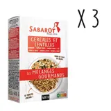 Sabarot - Lot 3 X Mélange Céréales Et Lentilles - Étui 400g SABAROT