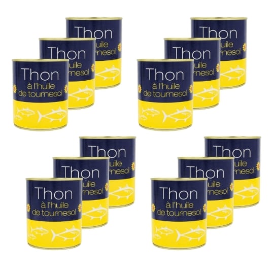 Thon Entier À L'huile De Tournesol - Agidra AGIDRA