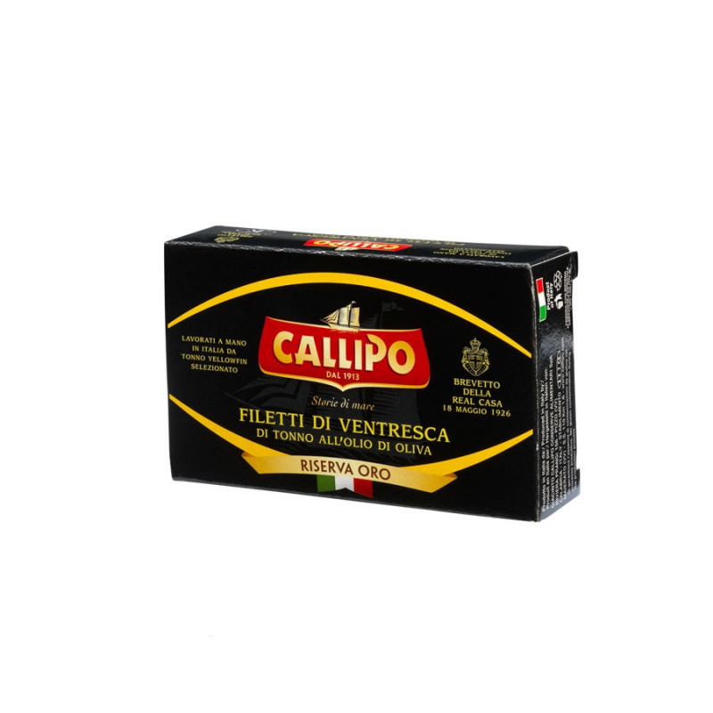 Filets De Ventrèche De Thon À L'huile D'olive Riserva Oro 125 Gr GIACINTO CALLIPO