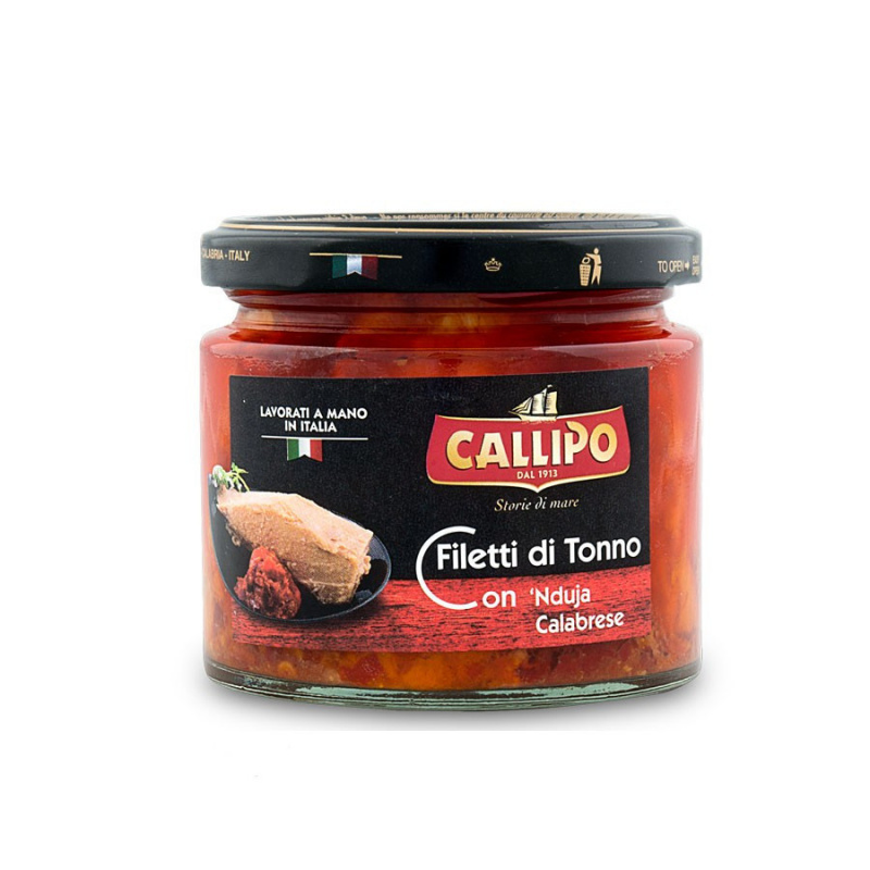 Filets De Thon Avec 'nduja 200 Gr GIACINTO CALLIPO