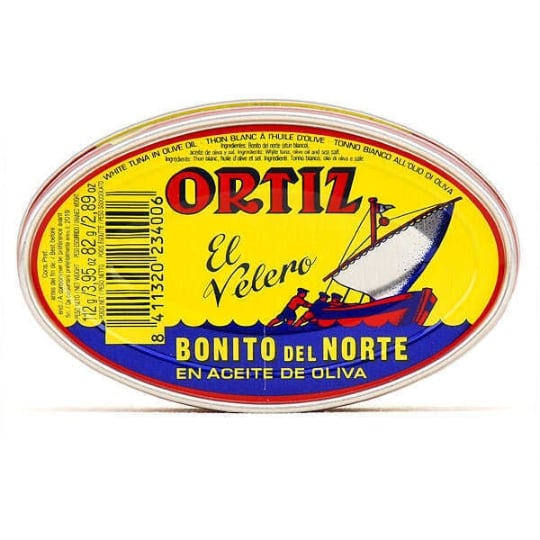 Thon Blanc Germon De Gascogne À L'huile D'olive - Boîte De 112g ORTIZ