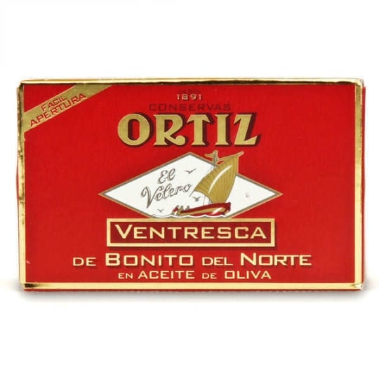 Ventrèche De Thon Blanc Germon - Boîte De 110g ORTIZ