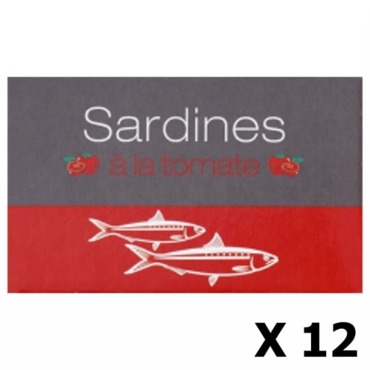 Lot 12x Sardines À La Tomate - Maroc - Conserve 125g AGIDRA
