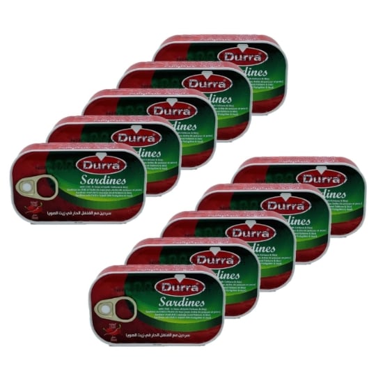 Sardine Piquante À L'huile De Soja - Durra DURRA