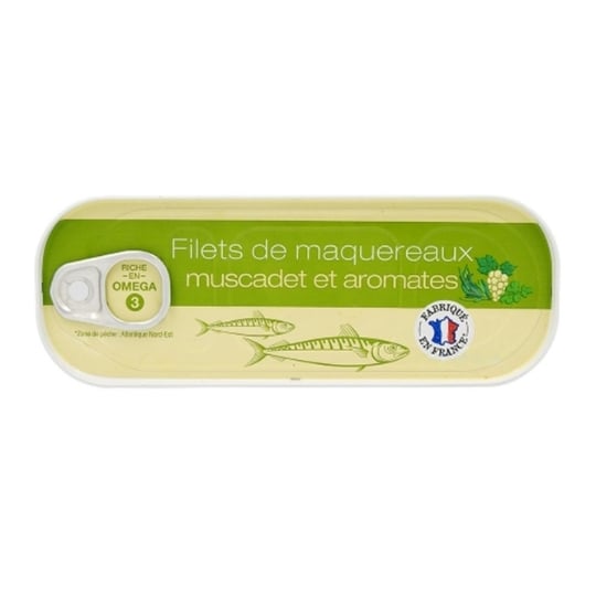 Filets De Maquereaux Muscadet & Aromates - Agidra AGIDRA