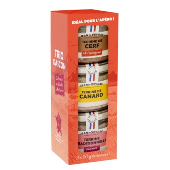 Trio Gascon (3x90g) JEAN DE VEYRAC