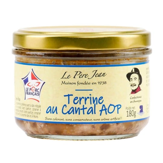 Terrine Au Cantal Aop - Pot De 180g LE PERE JEAN