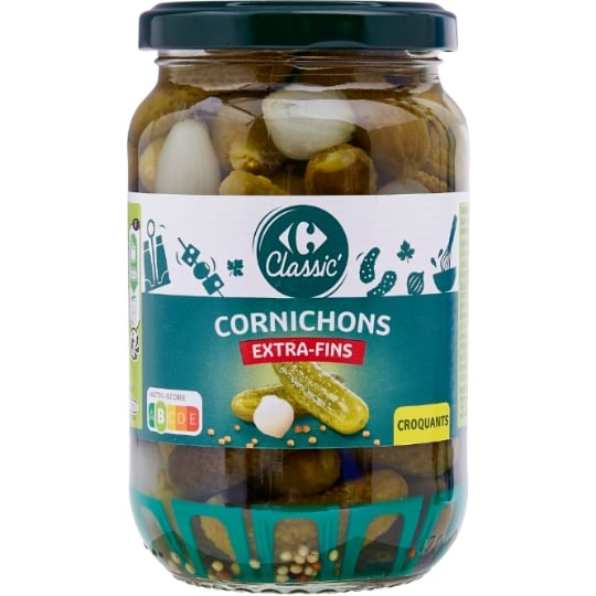 Cornichons Extra-Fins CARREFOUR CLASSIC'