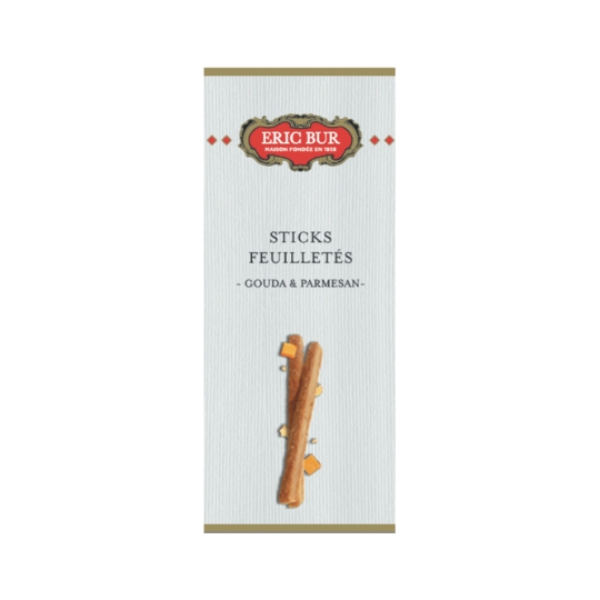 Sticks Feuilletés Gouda et Parmesan ERIC BUR