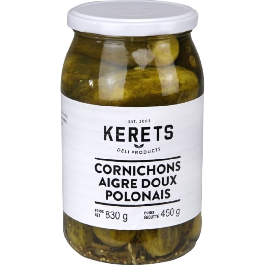Cornichons aigre doux polonais KERETS