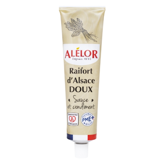 165G RAIFORT DOUX TUBE Raifort d'Alsace Doux SAUCE CONDIMENT