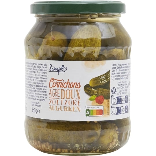 Cornichons Aigres-Doux SIMPL
