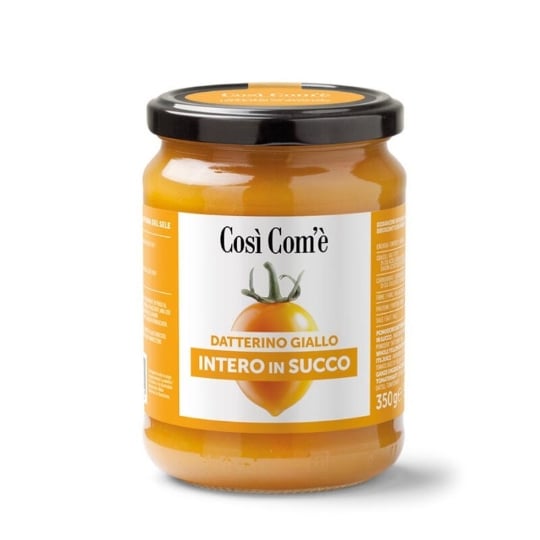Tomates Datterino Jaunes Entières Dans Leur Jus 350 Gr COSÌ COM'È - FINAGRICOLA