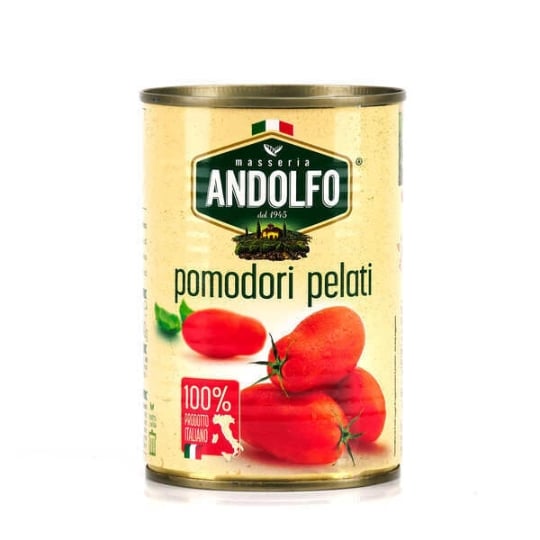 Tomates Italiennes Pelées Au Jus - Boîte 400g MASSERIA ANDOLFO