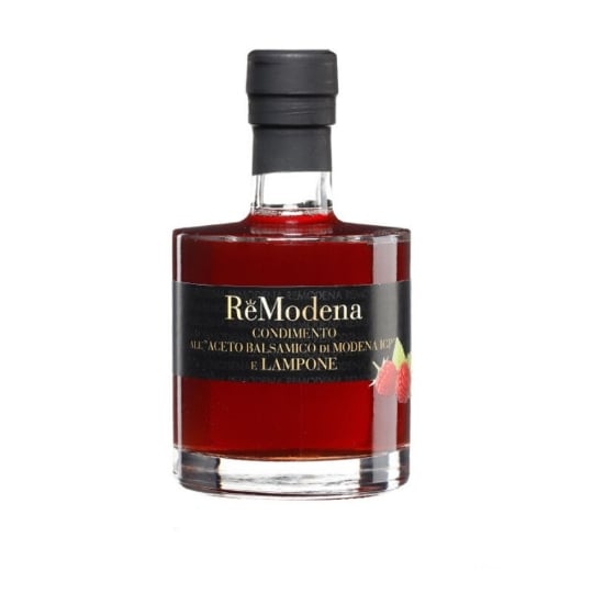Condiment Au Vinaigre Balsamique De Modena Igp Et Framboises 250 Ml RE MODENA