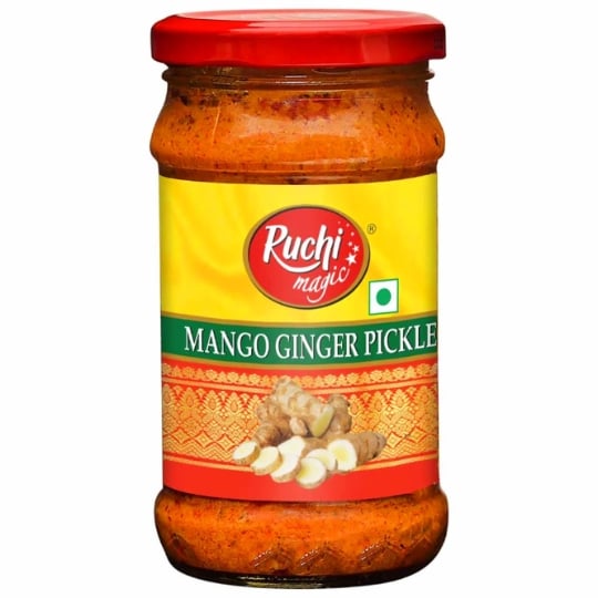 Pickles Ou Achars Indiens Au Curcuma Épicé 0.3kg RUCHI