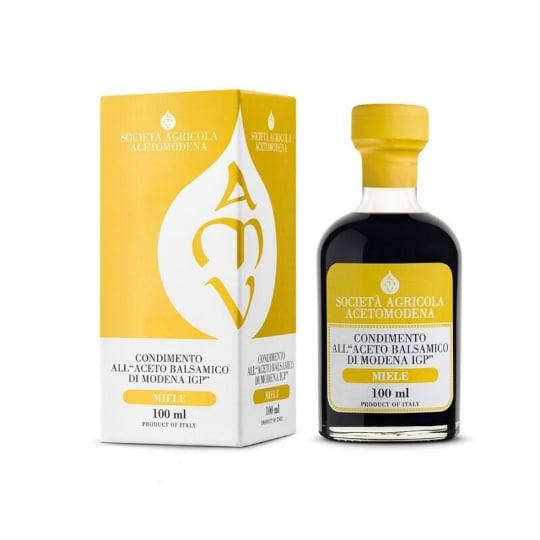 Condiment Au Vinaigre Balsamique De Modena Igp Et Miel 100 Ml SOCIETA AGRICOLA ACETOMODENA