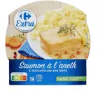 Plat cuisiné saumon tagliatelle CARREFOUR EXTRA