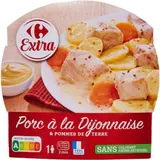 Plat cuisiné porc à la dijonnaise CARREFOUR EXTRA