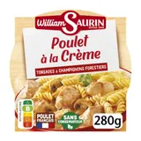 Plat Cuisiné Poulet à la Crème Torsades Champignons WILLIAM SAURIN